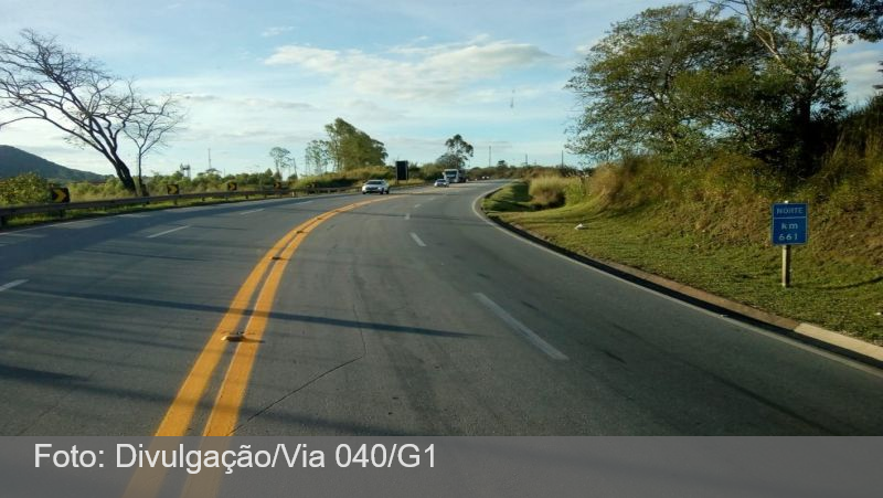 Trecho da BR-040, em Carandaí, está entre os 10 mais mortais do Brasil, aponta CNT