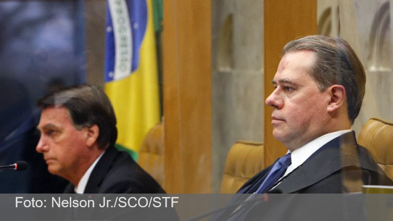 Toffoli rejeita notícia-crime de Bolsonaro contra Alexandre de Moraes