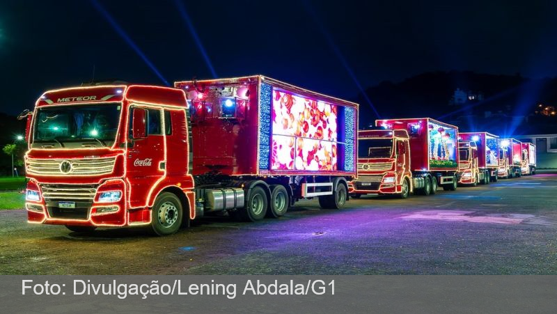 Caravana Iluminada da Coca-Cola vai passar por Juiz de Fora no dia 28 de novembro; confira percurso