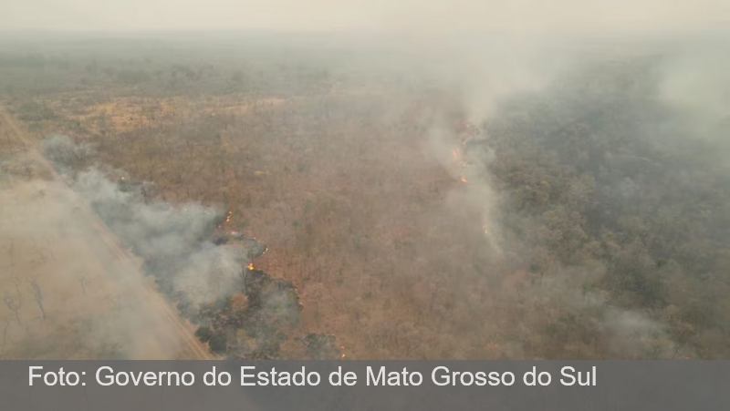 Brasil envia equipe de bombeiros para combater incêndios na Bolívia