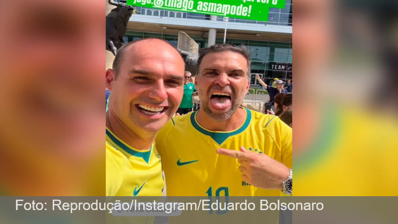 Copa: condenado pelo STF, Eduardo Bolsonaro acompanha o Brasil nos EUA