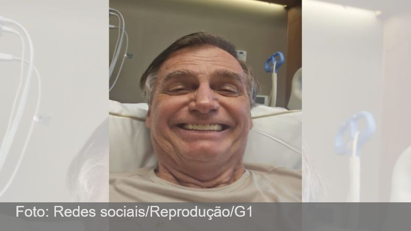 Bolsonaro retira sonda no nariz e passa a se alimentar com dieta líquida