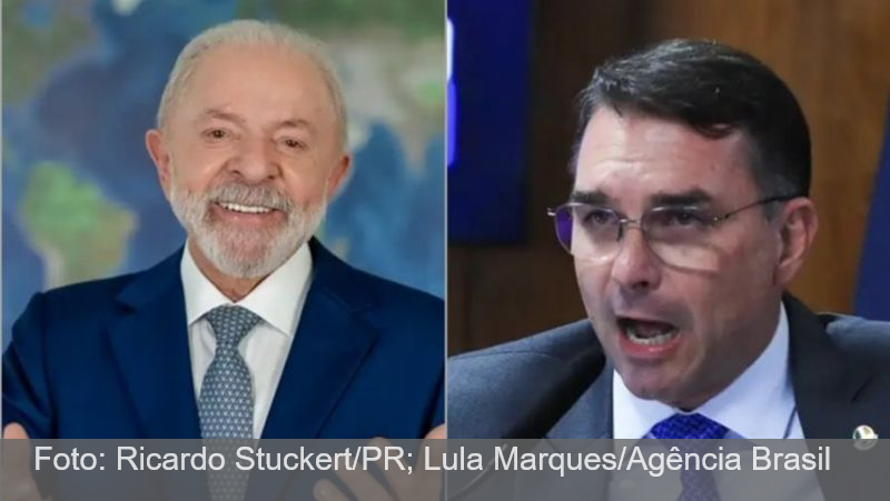 Meio/Ideia: Flávio Bolsonaro cresce e empata tecnicamente com Lula no 2º turno