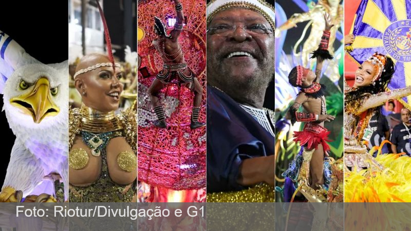 Grande Rio, Tijuca e Vila Isabel brilham no 2º dia do carnaval do Rio