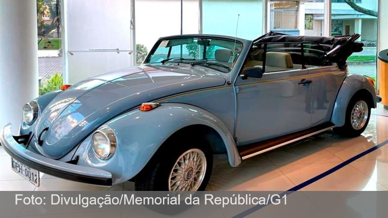 Memorial da República tem fusca conversível do ex-presidente Itamar Franco e outros itens históricos; veja história do veículo