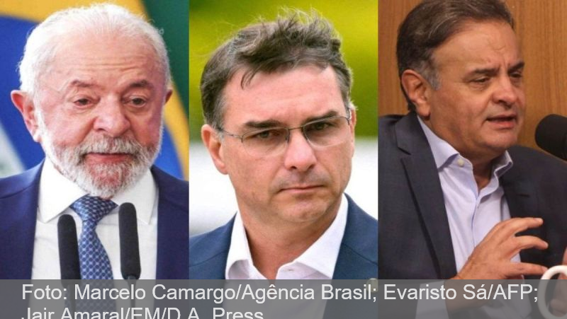 2º turno: Lula vence Flávio Bolsonaro e Aécio e empata com Caiado e Zema