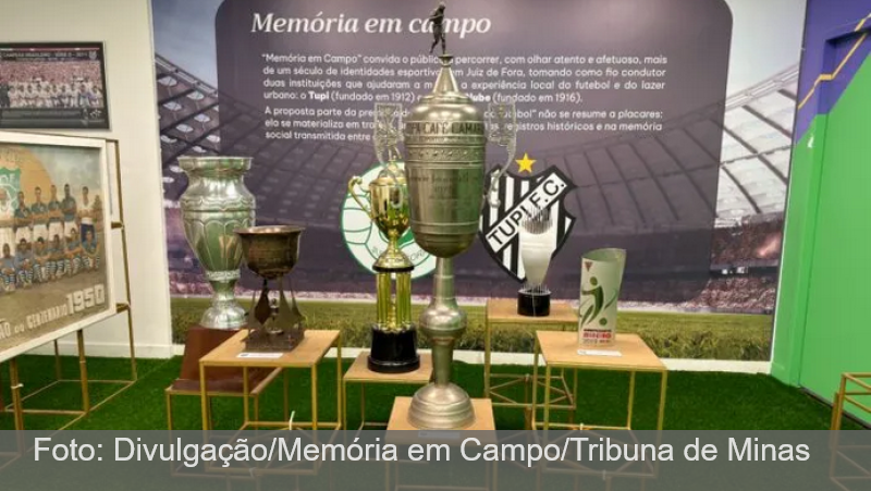 Shopping sedia exposição sobre a história do futebol de Juiz de Fora