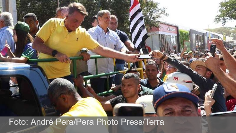 “Se eu não voltar, fiquem tranquilos”, diz Bolsonaro ao lado de Tarcísio e Caiado na Agrishow
