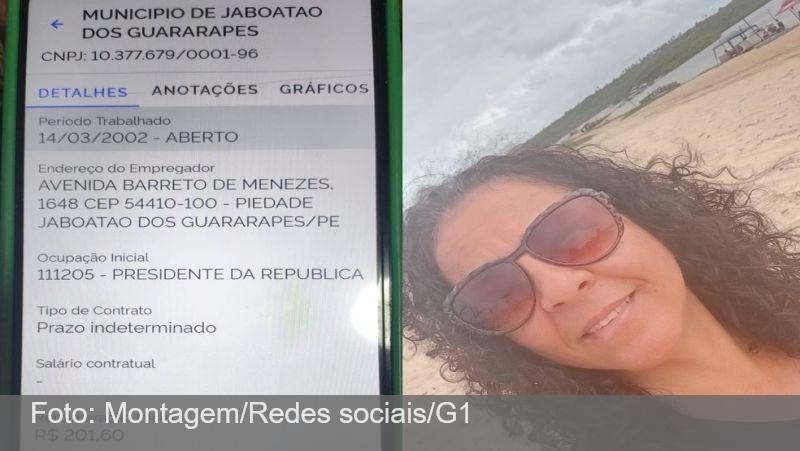 Técnica de enfermagem é registrada como presidente da República há 24 anos e descobre erro ao procurar emprego