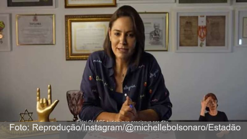 Indireta para enteado? Michelle reposta vídeo sobre festas de Vorcaro com ‘mulheres nuas e homens de família’