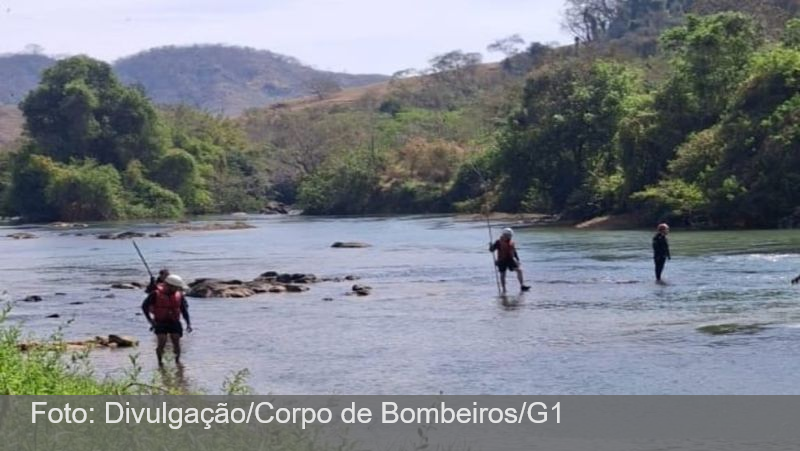 Bombeiros fazem buscas por jovem que escorregou e se afogou em cachoeira em Astolfo Dutra