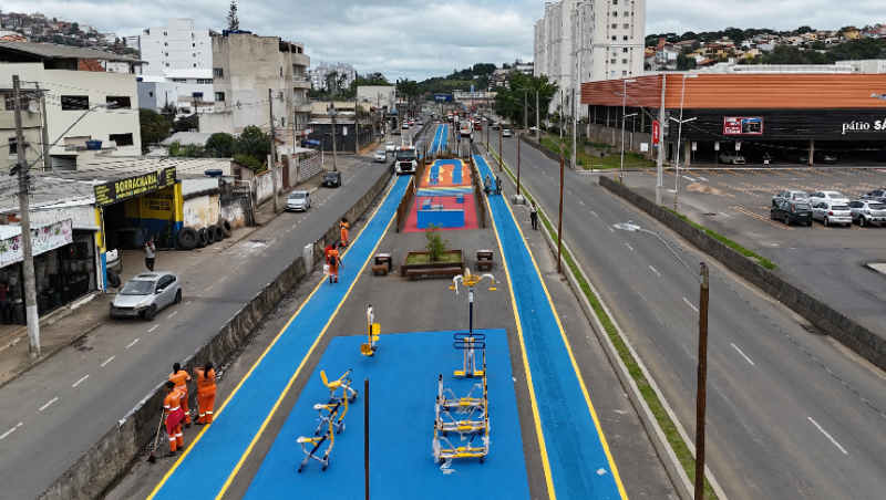 JF: Via São Pedro recebe domingo de lazer com esporte e atividades para toda a família