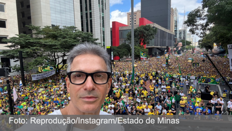 Zema em protesto contra Lula e Moraes na Avenida Paulista: ‘Coisa linda’