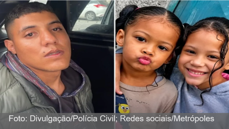 Pai que matou filhas de 3 e 5 anos já foi solto por bom comportamento