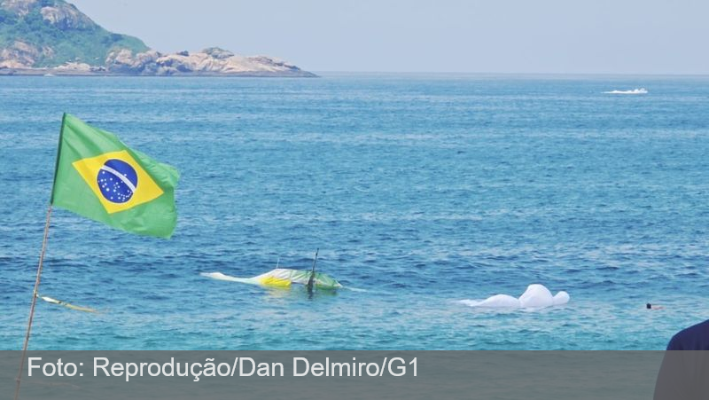 Queda de asa-delta mata instrutor e turista americana no Rio