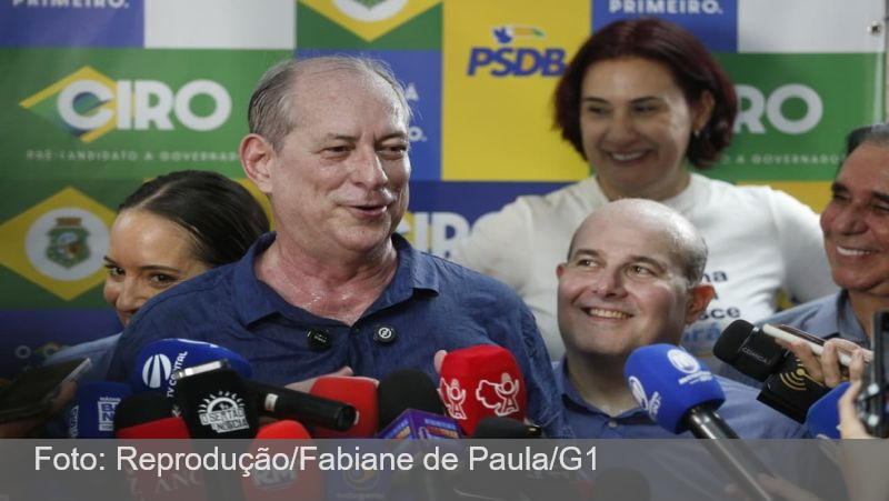 ‘Tá querendo ser preso?’: Ciro confunde gesto de apoiador com símbolo de facção, pede prisão e se desculpa após perceber erro