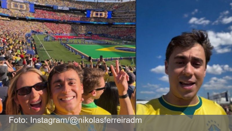 Nikolas reage a críticas a ida aos EUA: ‘Chora, vocês estão com inveja’