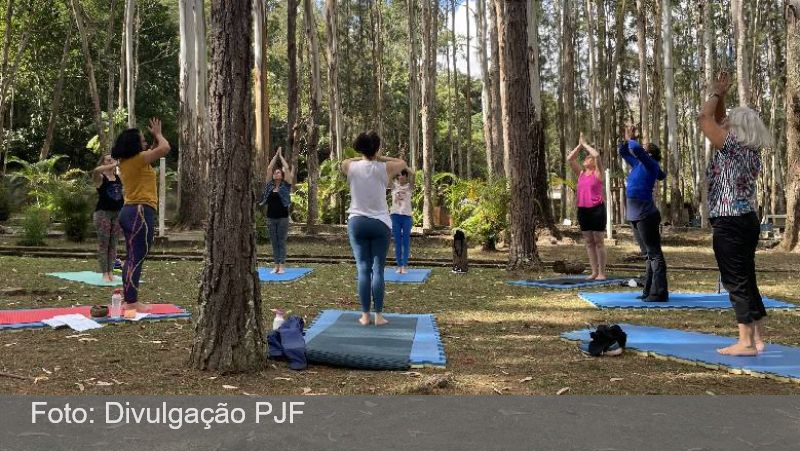 “Yoga no Parque” tem mais uma edição no Parque Municipal de Juiz de Fora neste domingo, 7