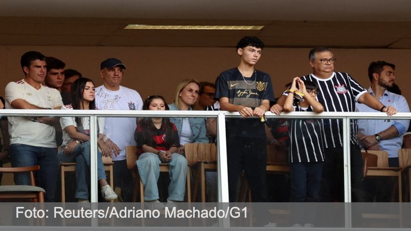 Alexandre de Moraes, Flávio Dino, Gilmar e Motta acompanharam final entre Flamengo e Corinthians em Brasília