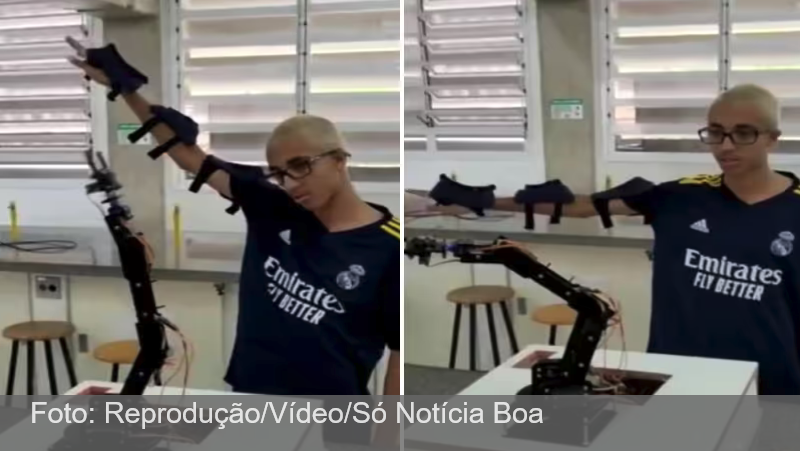 Alunos brasileiros criam braço robótico para ajudar crianças com paralisia; veja vídeo