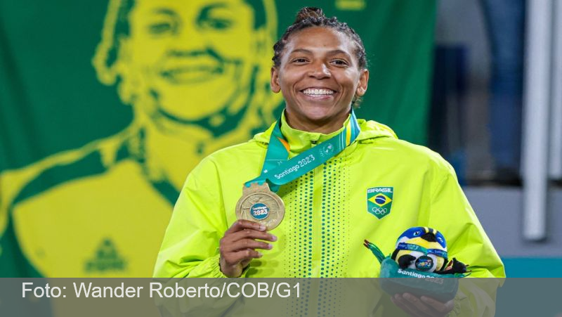 Rafaela Silva é campeã e lidera dia de ouros do Brasil no judô