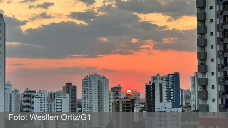 Com 42,6°C, Cuiabá bate novo recorde de temperatura e lidera ranking de calor no Brasil