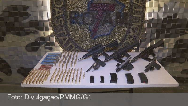 MG é o estado brasileiro com mais armas apreendidas em 2025; veja ranking