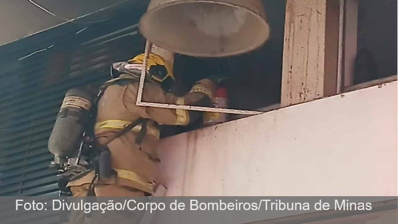 Incêndio atinge restaurante no Centro de Juiz de Fora