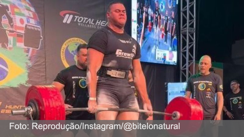 Bitelo quebra recorde nacional de levantamento de peso em mundial no Brasil