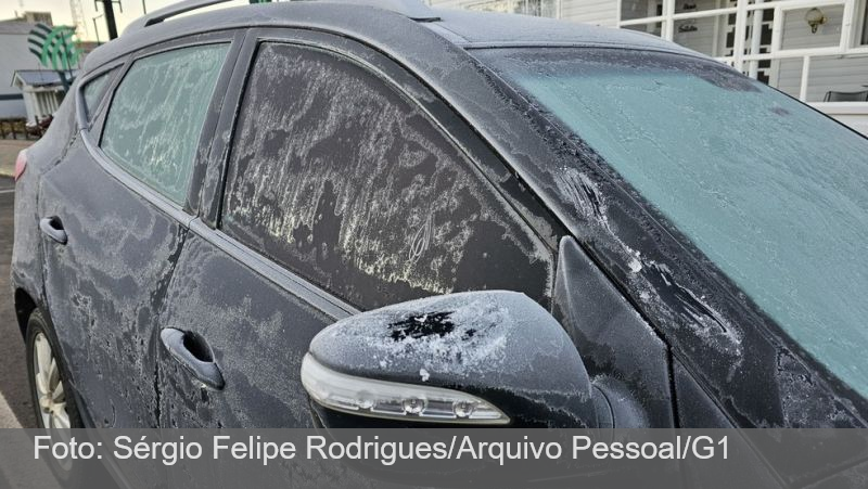 Cidade de SC registra -10,4°C, menor temperatura do ano no Brasil