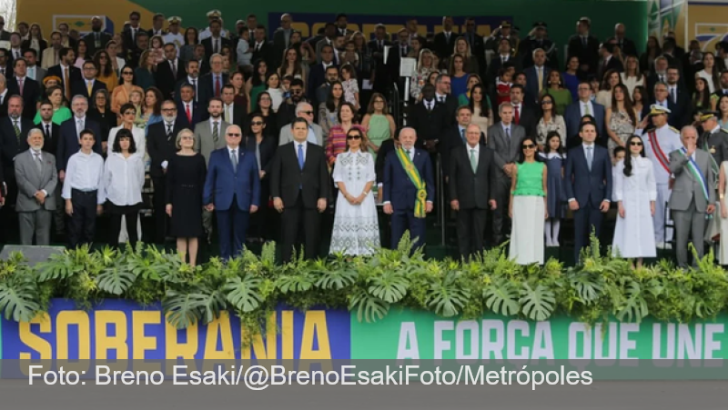 Sete de Setembro: Lula participa de desfile com Fachin, Alcolumbre e Motta