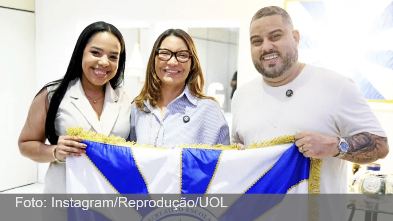 Janja e ministras voaram de FAB em visita em outubro a escola que homenageou Lula