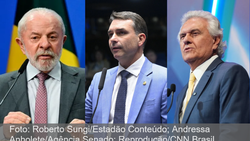 Nexus/BTG: Lula empata com Flávio e Caiado no 2º turno