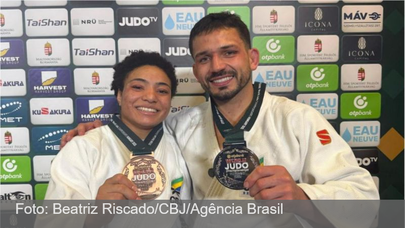 Brasil fatura prata e bronze no 3º dia do Mundial de Judô na Hungria