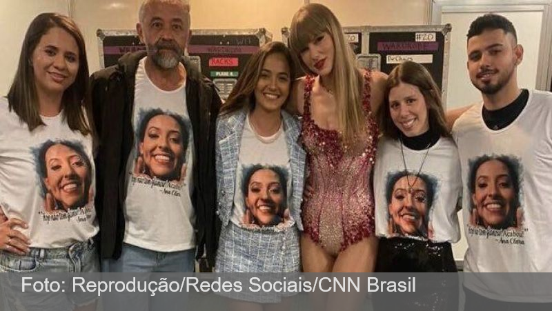 Taylor Swift encontra família de Ana Benevides, fã que morreu em show no Rio