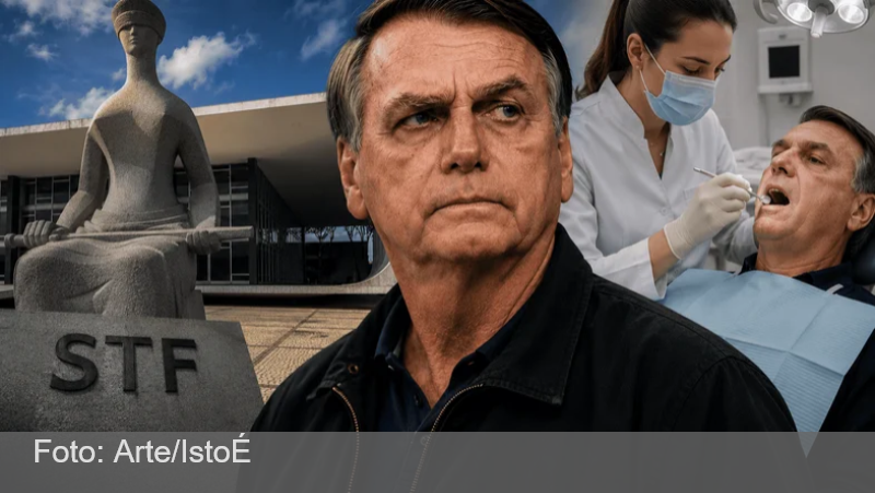 Bolsonaro pede ao STF para ir ao dentista
