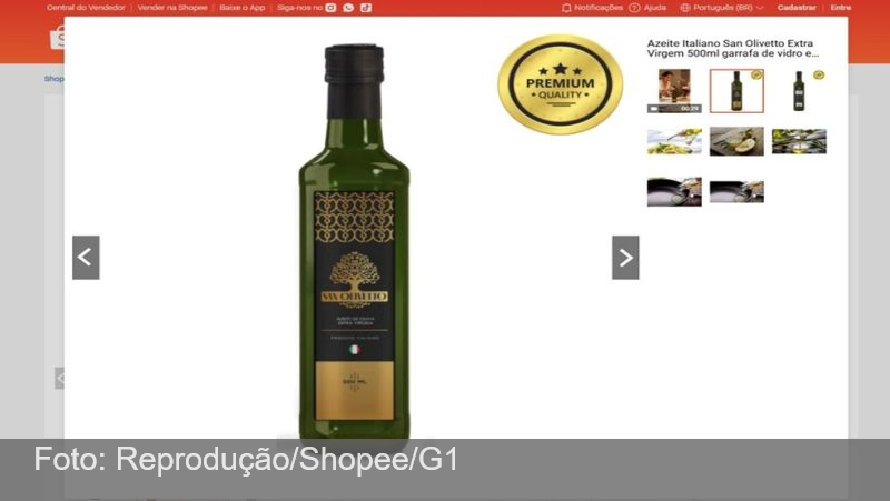 Anvisa proíbe venda da marca de azeite San Olivetto