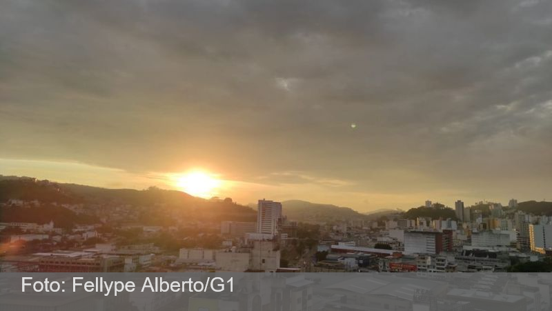 Sol aparece, mas pancadas de chuva persistem em Juiz de Fora e região