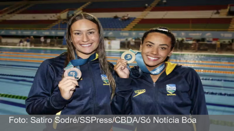 Brasil já soma 18 medalhas de ouro no Sul-Americano de Natação