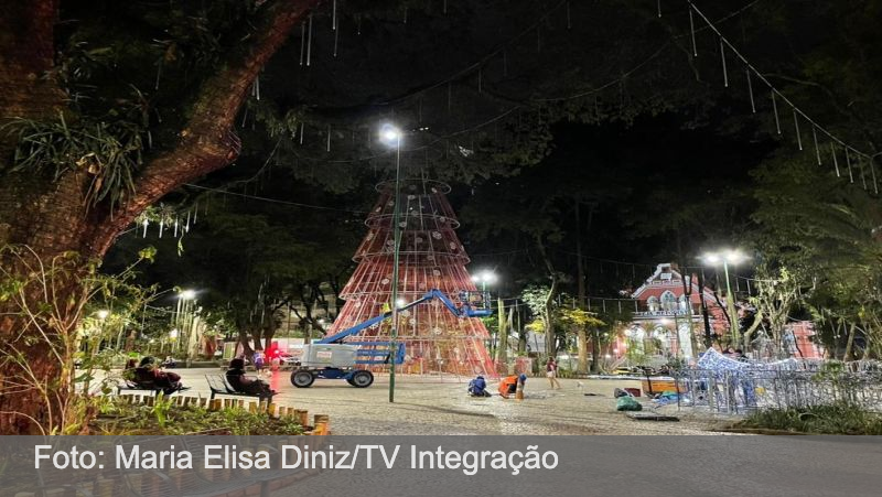 Decoração em Juiz de Fora terá árvore gigante e luzes em mais de 10 locais