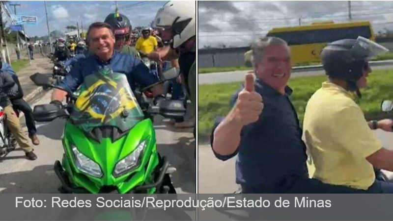 Vídeo: com Collor, Bolsonaro faz quarta 'motociata' no Nordeste em um mês