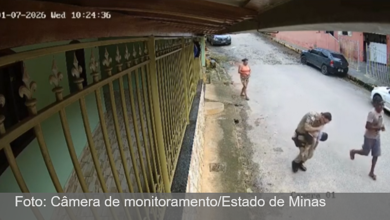Criança engasgada é salva por policial militar em MG; veja o vídeo