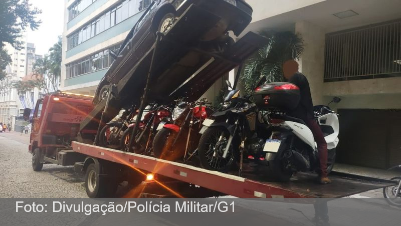 Mais de 500 motocicletas so apreendidas em operao de combate a rolezinhos em Juiz de Fora e regio