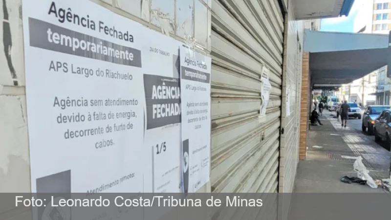 Agência do INSS tem atendimento interrompido em Juiz de Fora após furto de cabos de energia elétrica