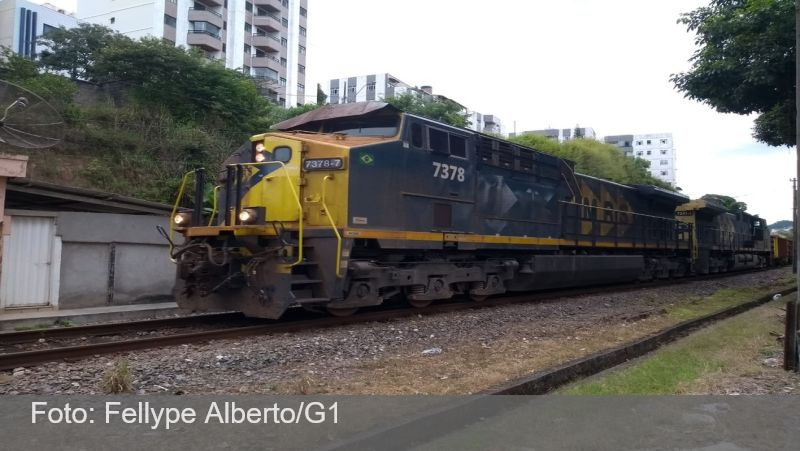 Mulher morre atropelada por trem no Centro de Juiz de Fora