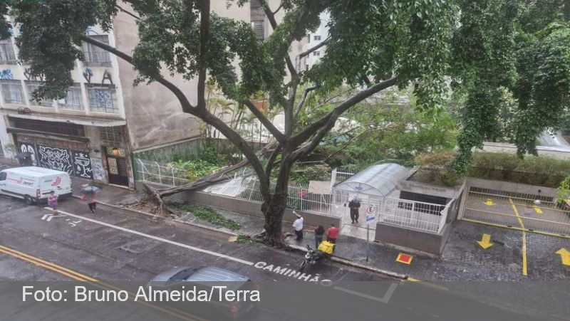 Temporal derruba árvores deixa 900 mil sem luz e provoca enchentes em SP; rajadas passam dos 90 km/h