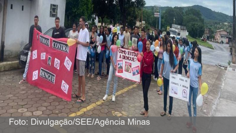 Rede estadual de ensino de Minas Gerais realiza ações de combate à dengue nas escolas