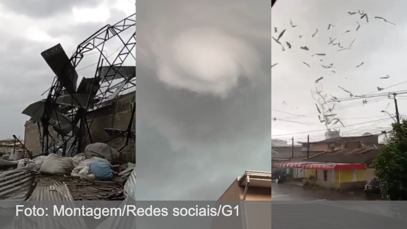 Tornado na região de Curitiba teve ventos de 180 km/h, aponta medição e é classificado como F2