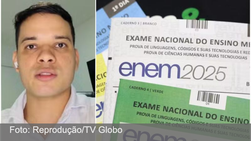 Universitário que revelou questões do Enem 2025 pagava R$ 10 por cada pergunta de pré-teste repassada a ele