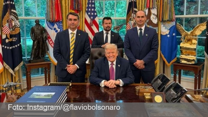 Mariana Sanches: Trump elogiou Lula diante de Flávio Bolsonaro e falou de obra na Casa Branca